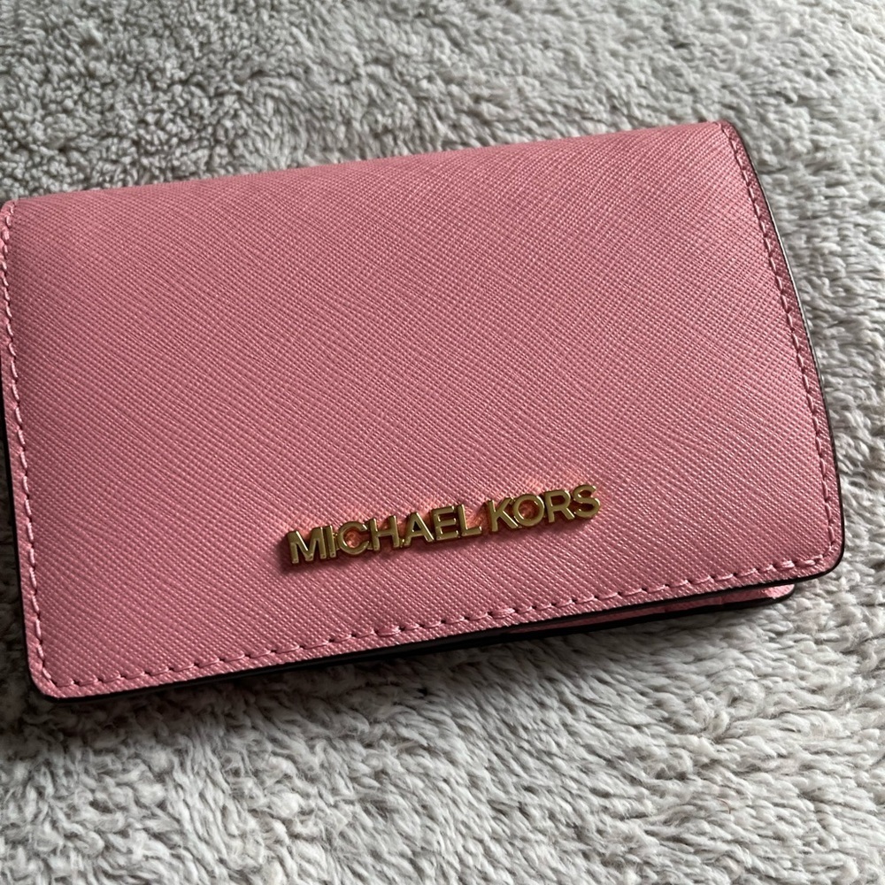 Bubblegum pink Michael kors wallet